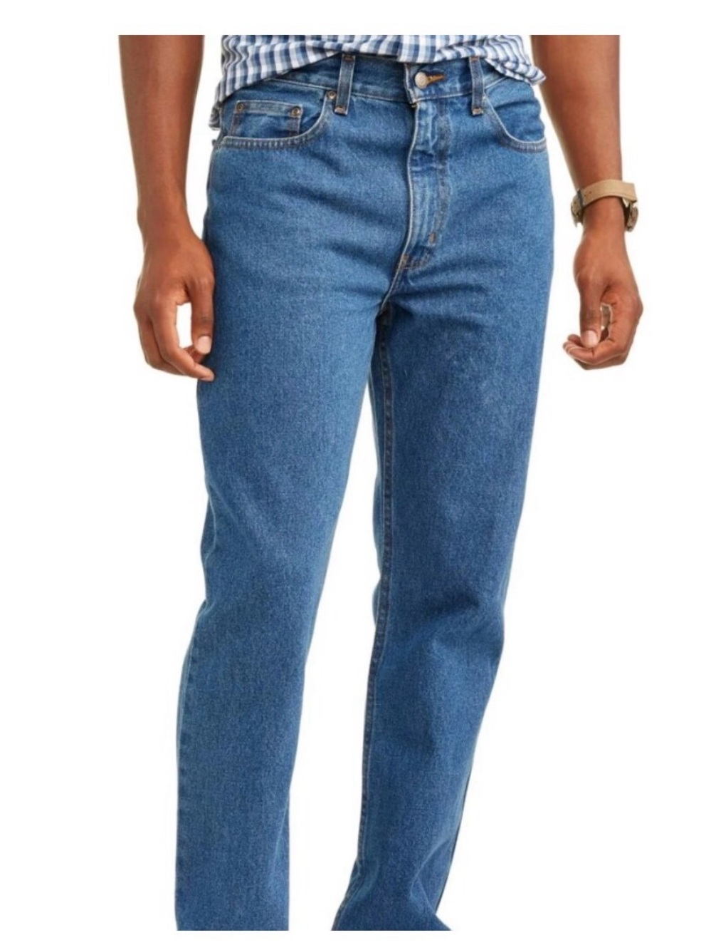 Classic Men's Straight-Leg Jeans in Medium Blue Sz 32x32 NWOT